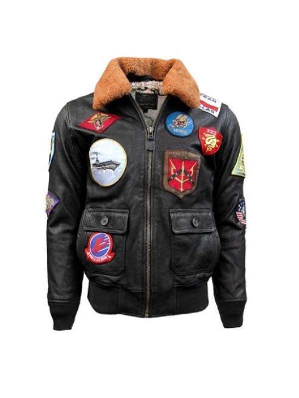 Top Gun G-1 Leather Jacket | Signature Series Black G-1 Jacket