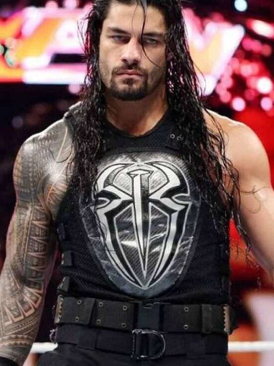 WWE Roman Reigns Vest | Roman Reigns Vest | Black Vest Roman