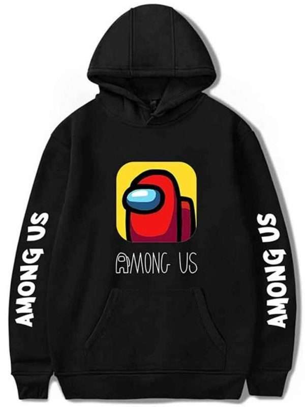 Red among us online hoodie