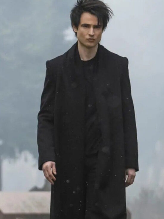 Tom Sturridge Black Coat | Dream The Sandman Black Coat - Sale