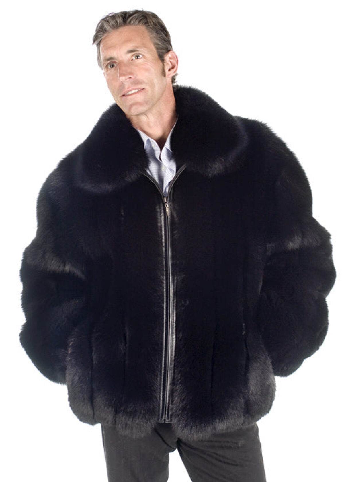 Pelted on sale fur jacket