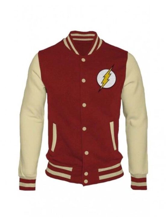 The Flash Varsity Bomber Jacket - Avail Free Shipping