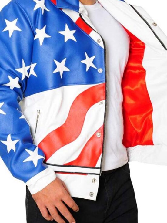 Get the Iconic Vanilla Ice American Flag Jacket!