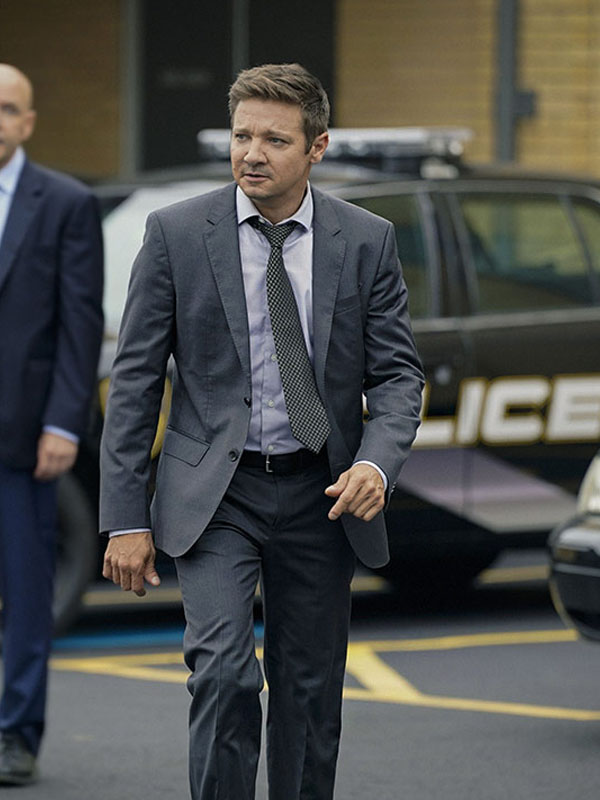 Mayor Of Kingstown S02 Jeremy Renner Suit - Sale