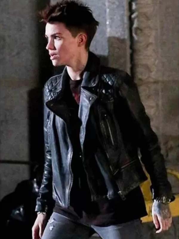 Batwoman Ruby Rose Leather Jacket - Sale