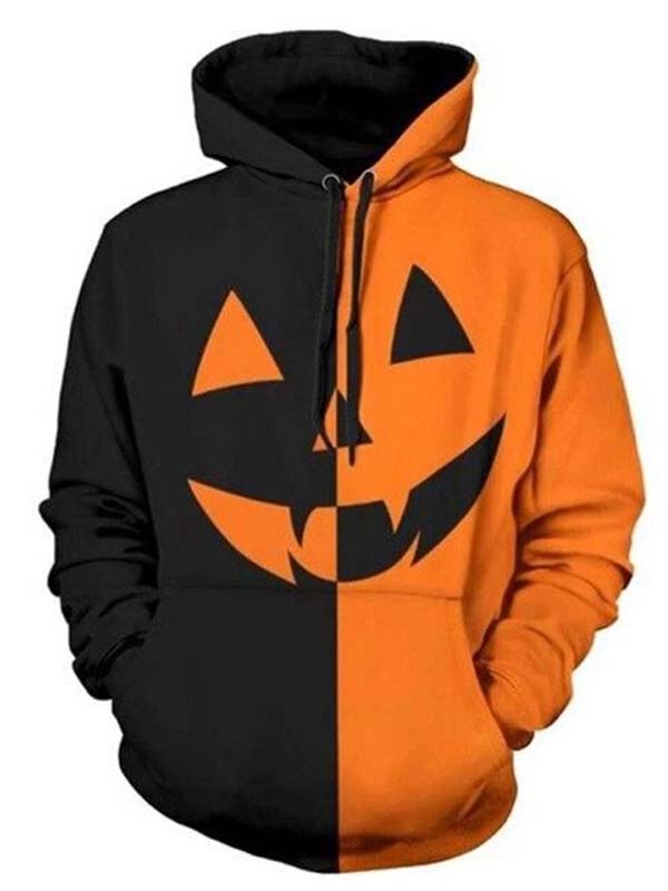 Halloween 2025 pumpkin hoodie