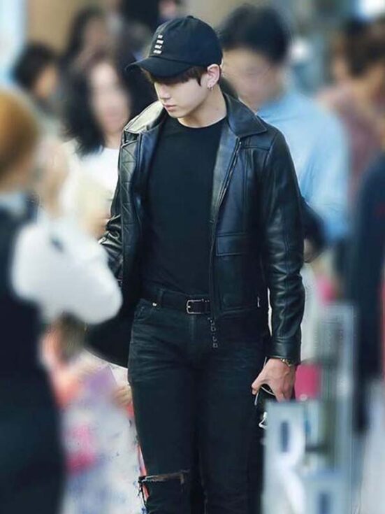 Jungkook Leather Jacket - America Jackets - Celebrity Jackets