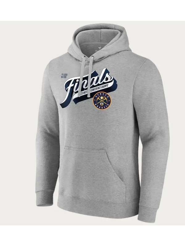 Denver Nuggets Gray Hoodie - Shop Now - Sale