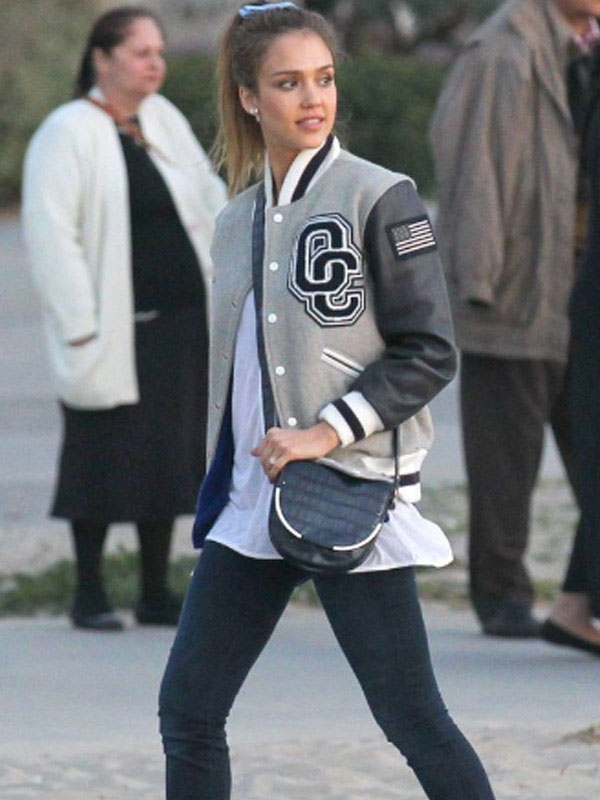 Jessica Alba Varsity Jacket - America Jackets