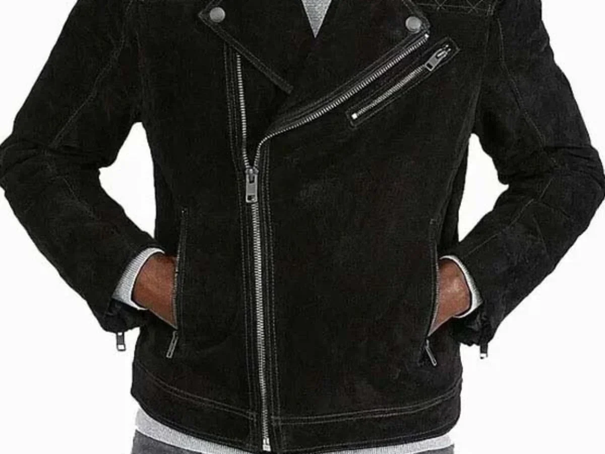 Express men's 2024 leather jacket