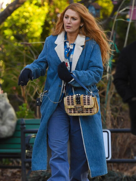 It Ends With Us Blake Lively Denim Coat - America Jackets