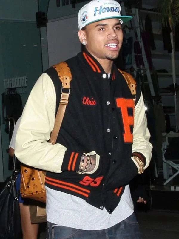 Valentine’s Chris Brown shops Bomber Jacket Perfect Valentines Gift For Men/women (M)