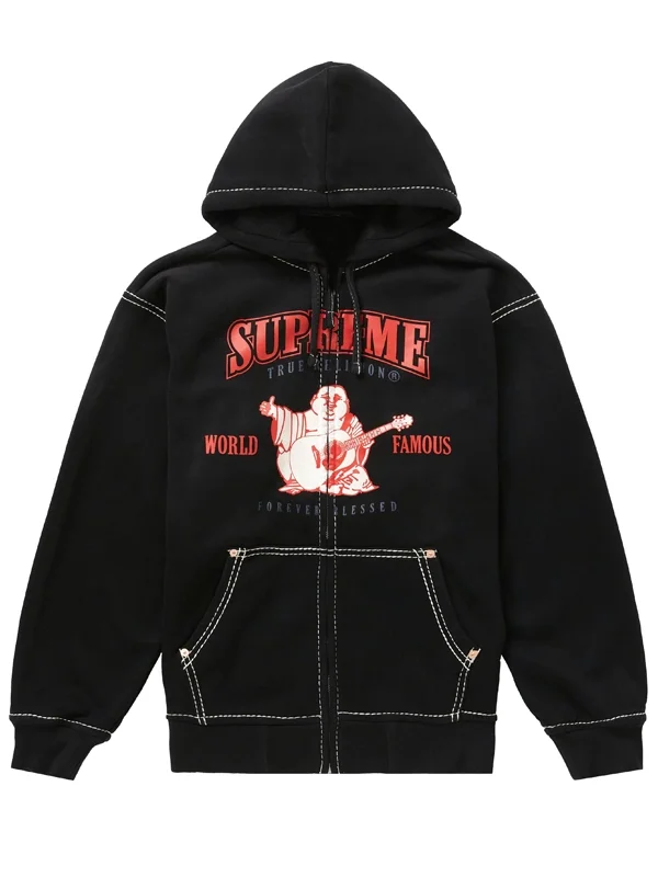 Shop Supreme True Religion Hoodie Limited Edition