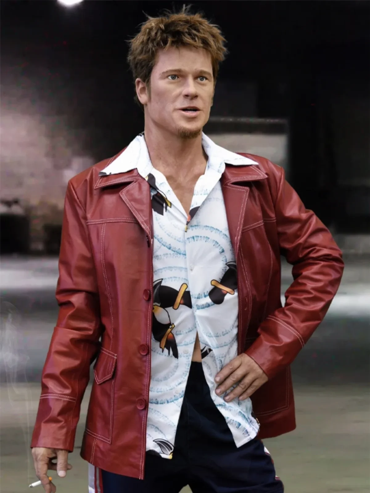 St. John Red leather Jacket deals S